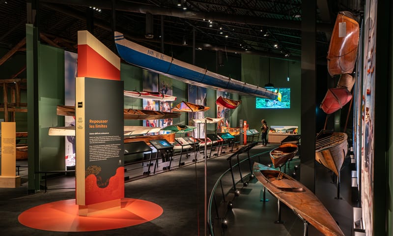 Canadian Canoe Museum exhibition hall